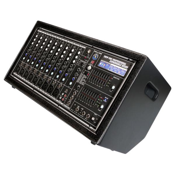  Topp Pro TPM8.2000 Audio Mixers مكسر صوت توب برو تقنية امريكية بقوة 2000وات مع 12مدخل للصوت وبرنامجين لصدى الصوت مناسب للمسجد والمدرسة والحفلات مع ضمان 4سنوات  